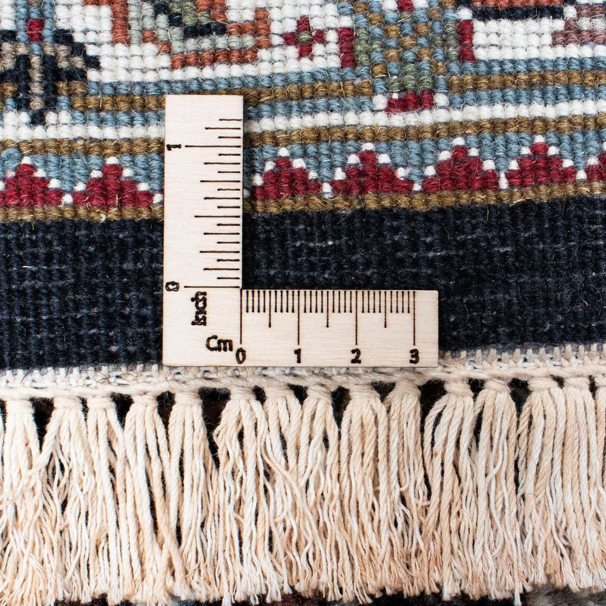 Tapis de couloir Tapis persan - Tabriz - 254 x 80 cm - bleu foncé