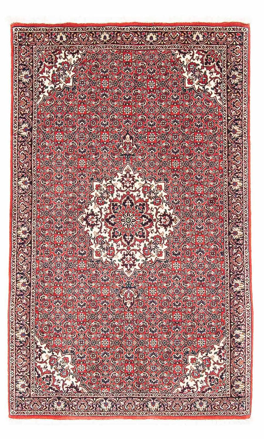Tapis persan - Bidjar - 148 x 91 cm - rouge