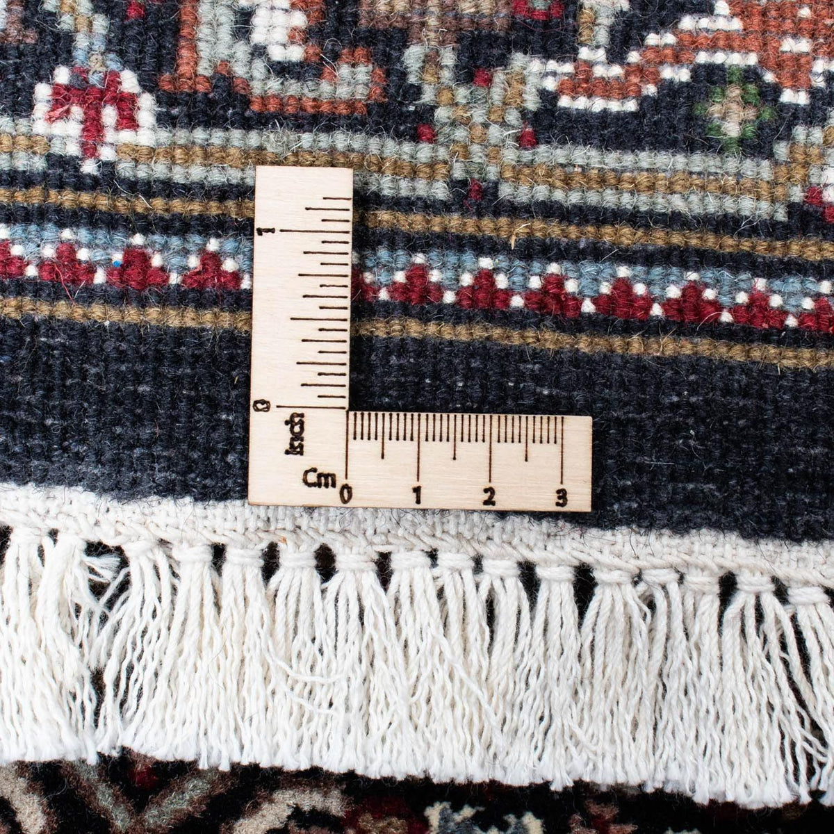 Tapis de couloir Tapis persan - Tabriz - 199 x 81 cm - bleu foncé