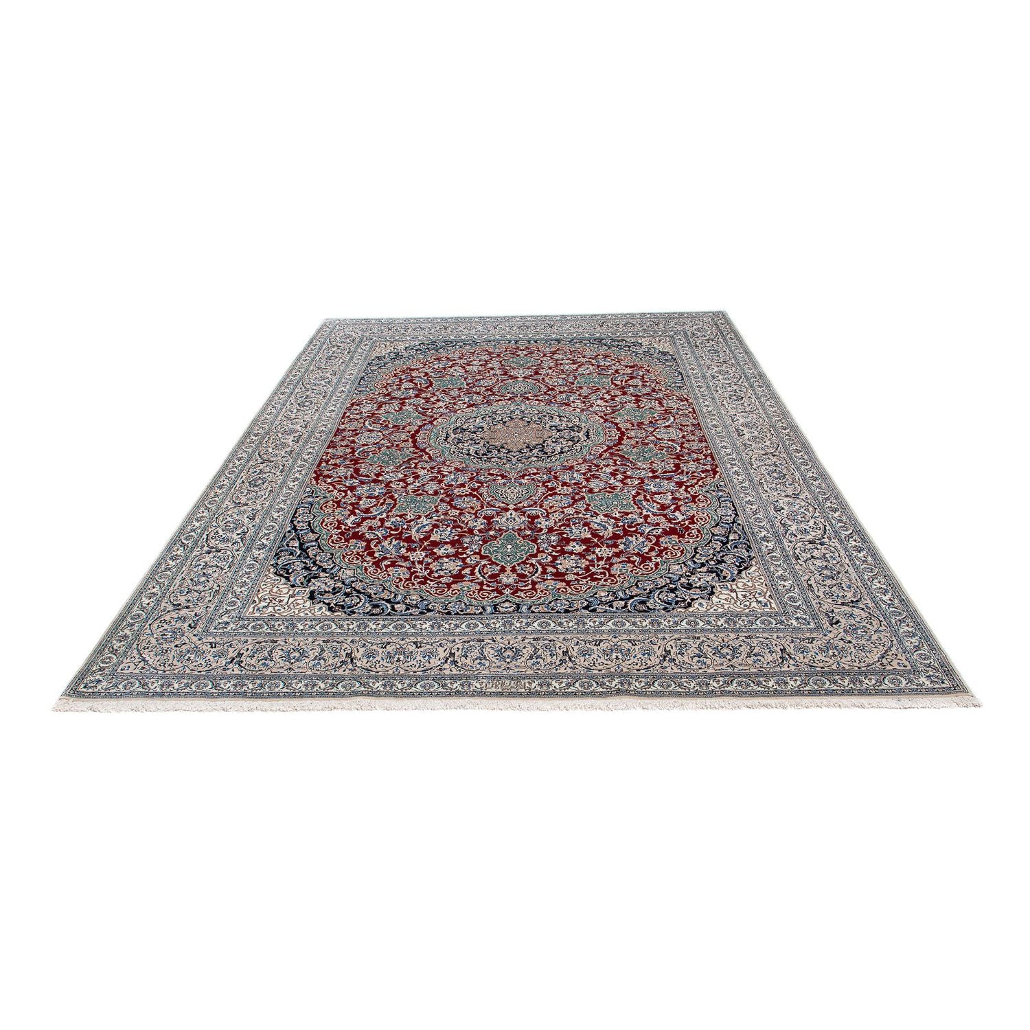 Tapis persan - Nain - Premium - 302 x 202 cm - beige