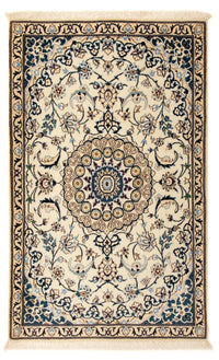 Tapis persan - Nain - Royal - 135 x 85 cm - beige