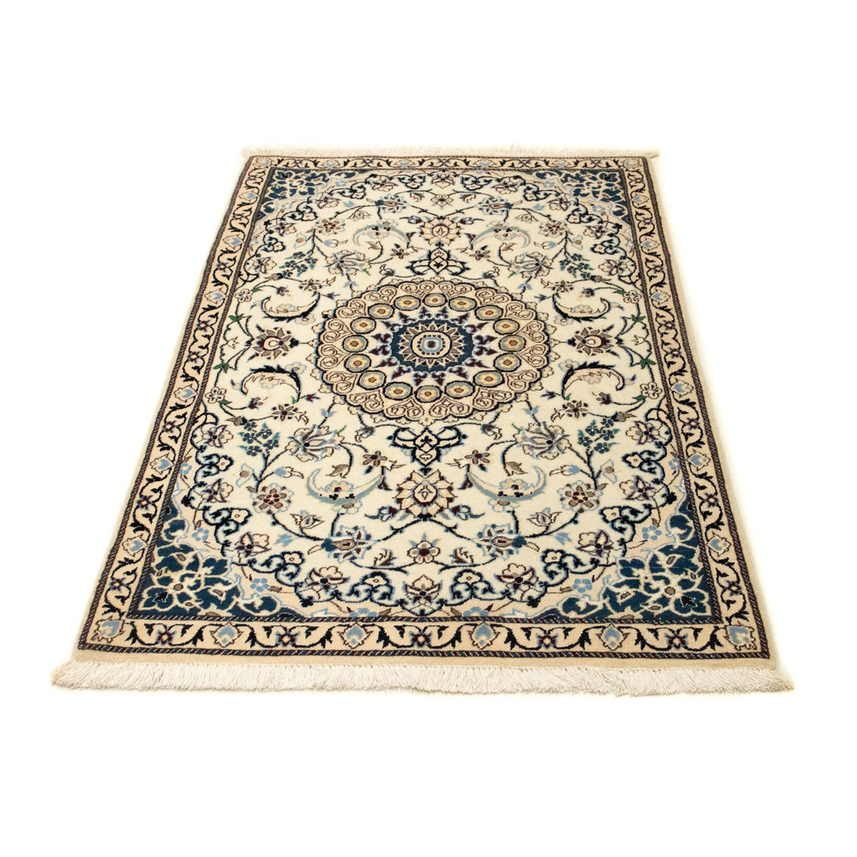 Tapis persan - Nain - Royal - 135 x 85 cm - beige