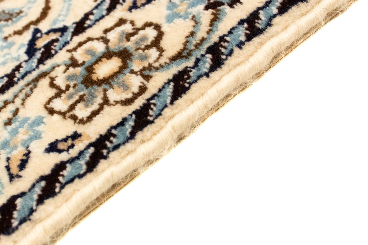 Tapis persan - Nain - Royal - 128 x 87 cm - bleu foncé