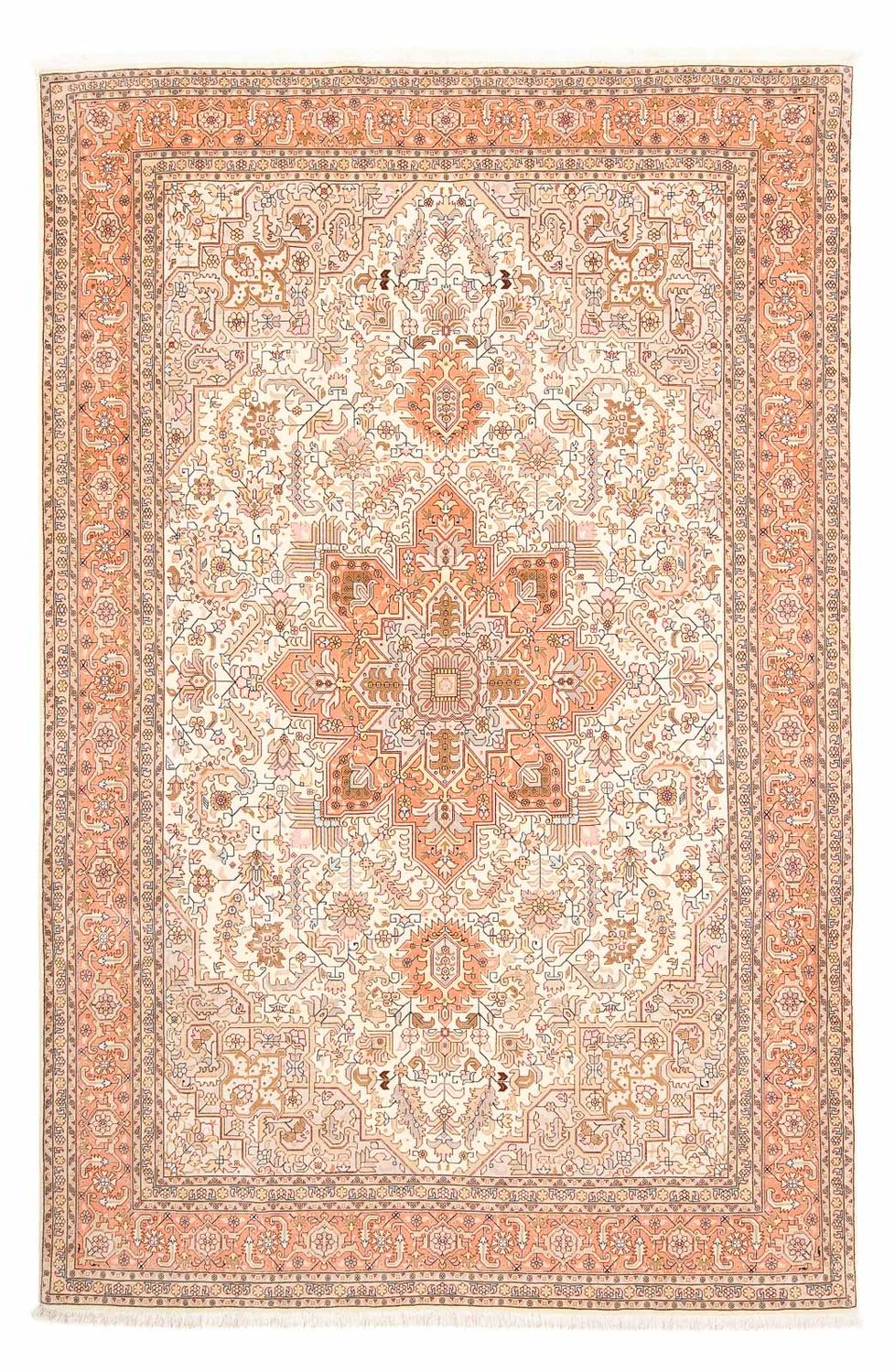 Tapis persan - Tabriz - Royal - 305 x 202 cm - beige