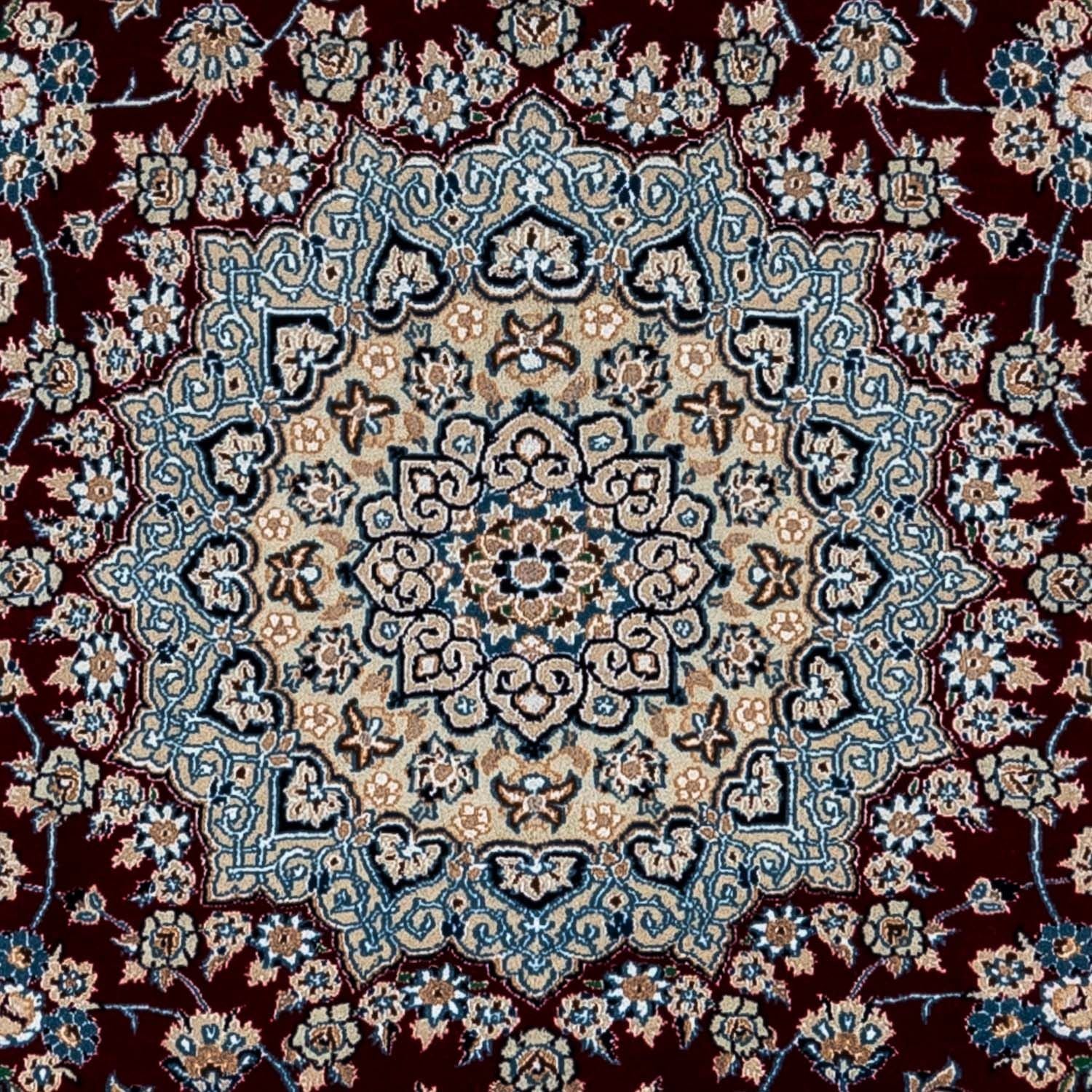 Tapis persan - Nain - Royal - 337 x 240 cm - rouge foncé