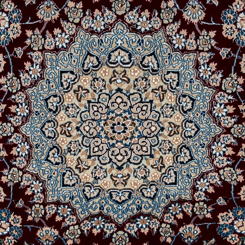 Tapis persan - Nain - Royal - 337 x 240 cm - rouge foncé