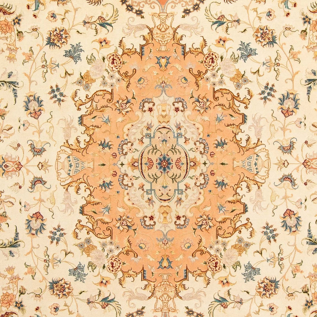 Tapis persan - Tabriz - Royal - 300 x 202 cm - beige