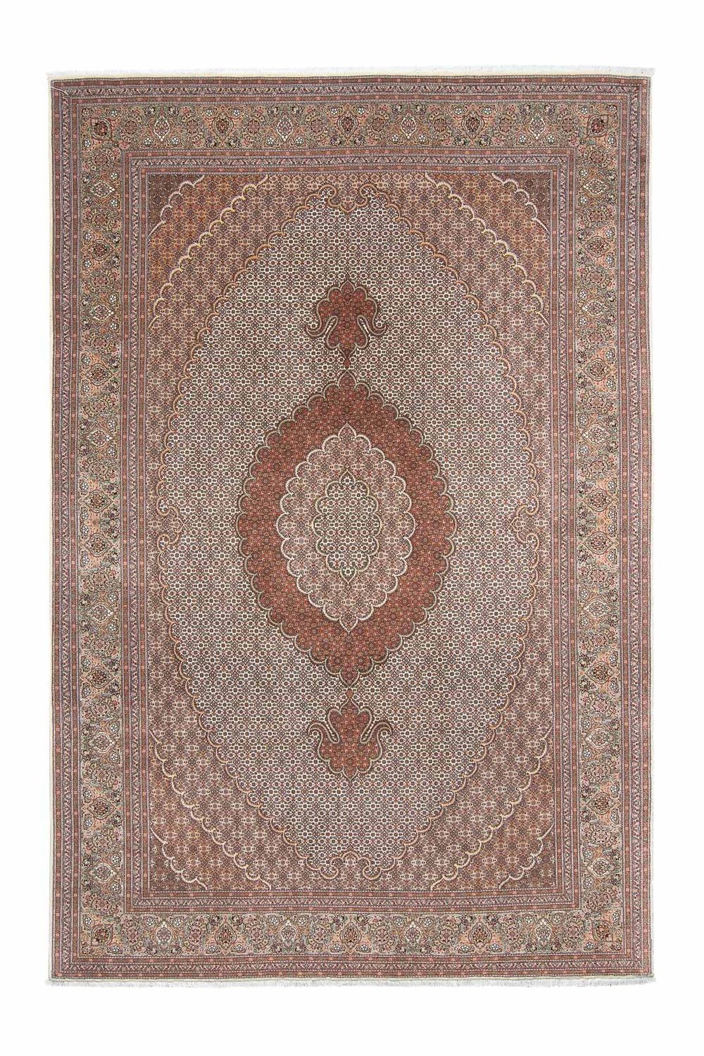 Tapis persan - Tabriz - 300 x 200 cm - marron clair