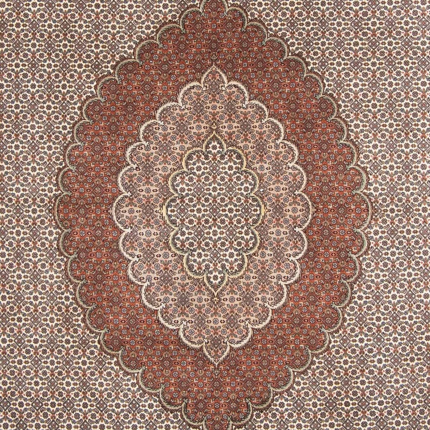 Tapis persan - Tabriz - 300 x 200 cm - marron clair