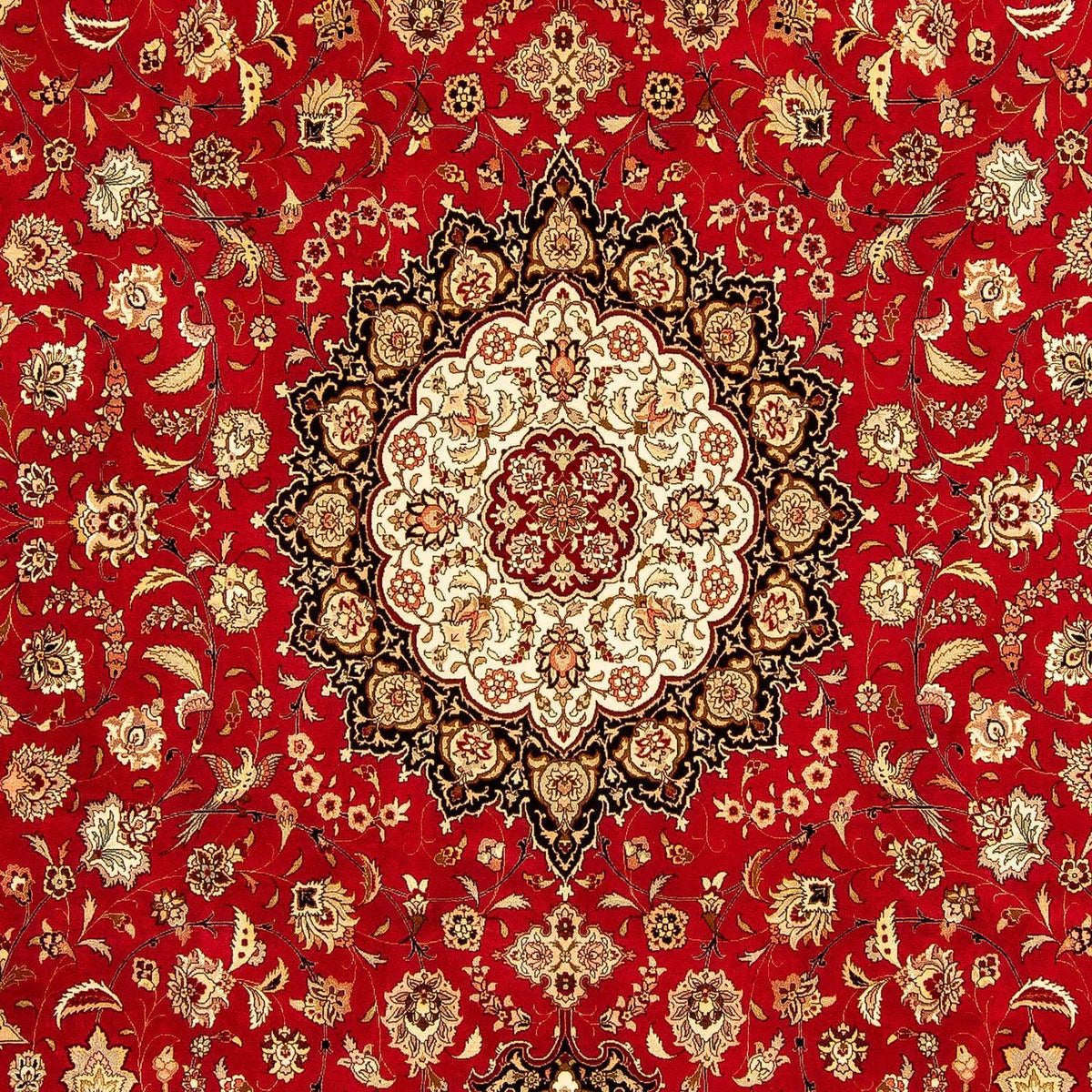 Tapis persan - Tabriz - Royal - 350 x 253 cm - rouge