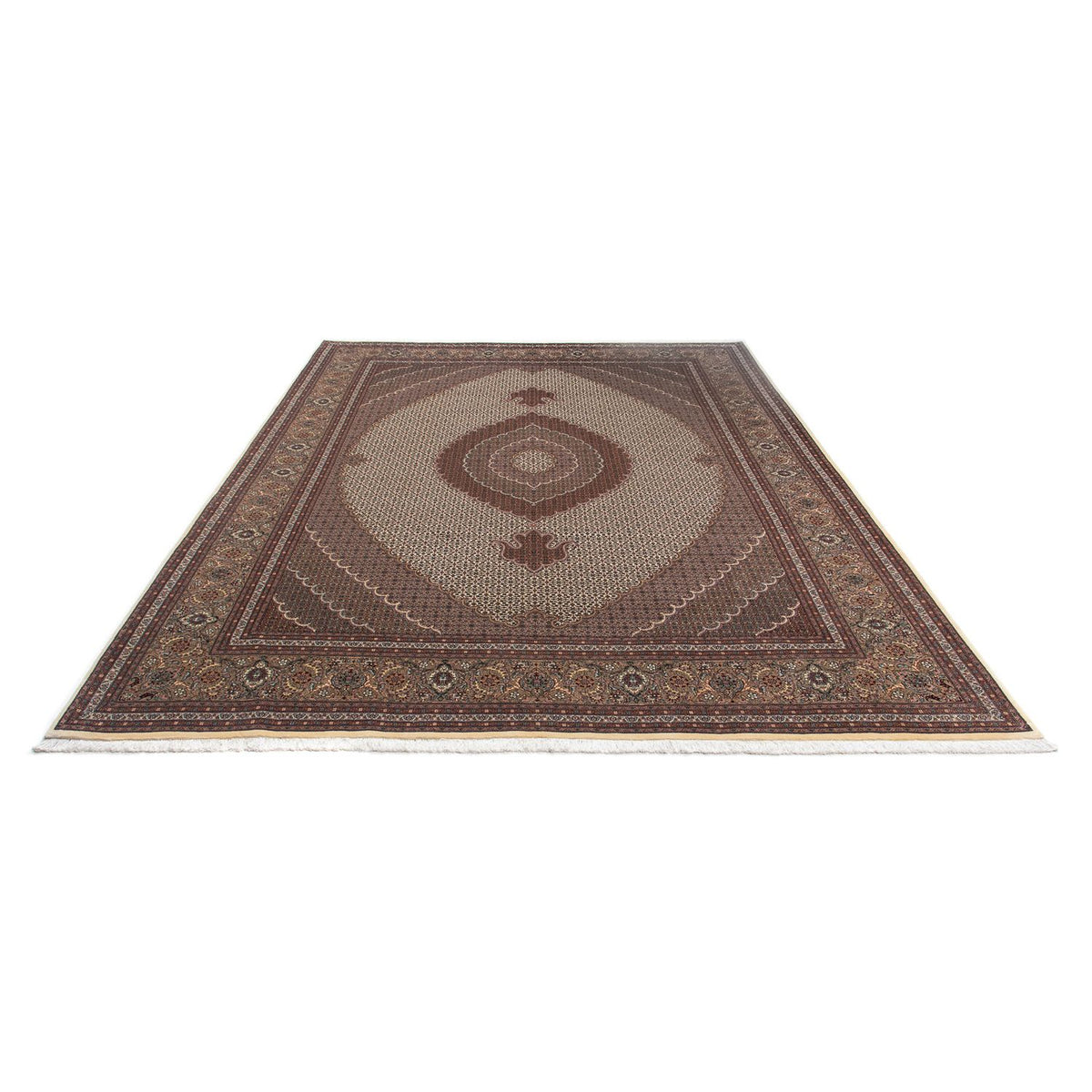 Tapis persan - Tabriz - 348 x 255 cm - marron
