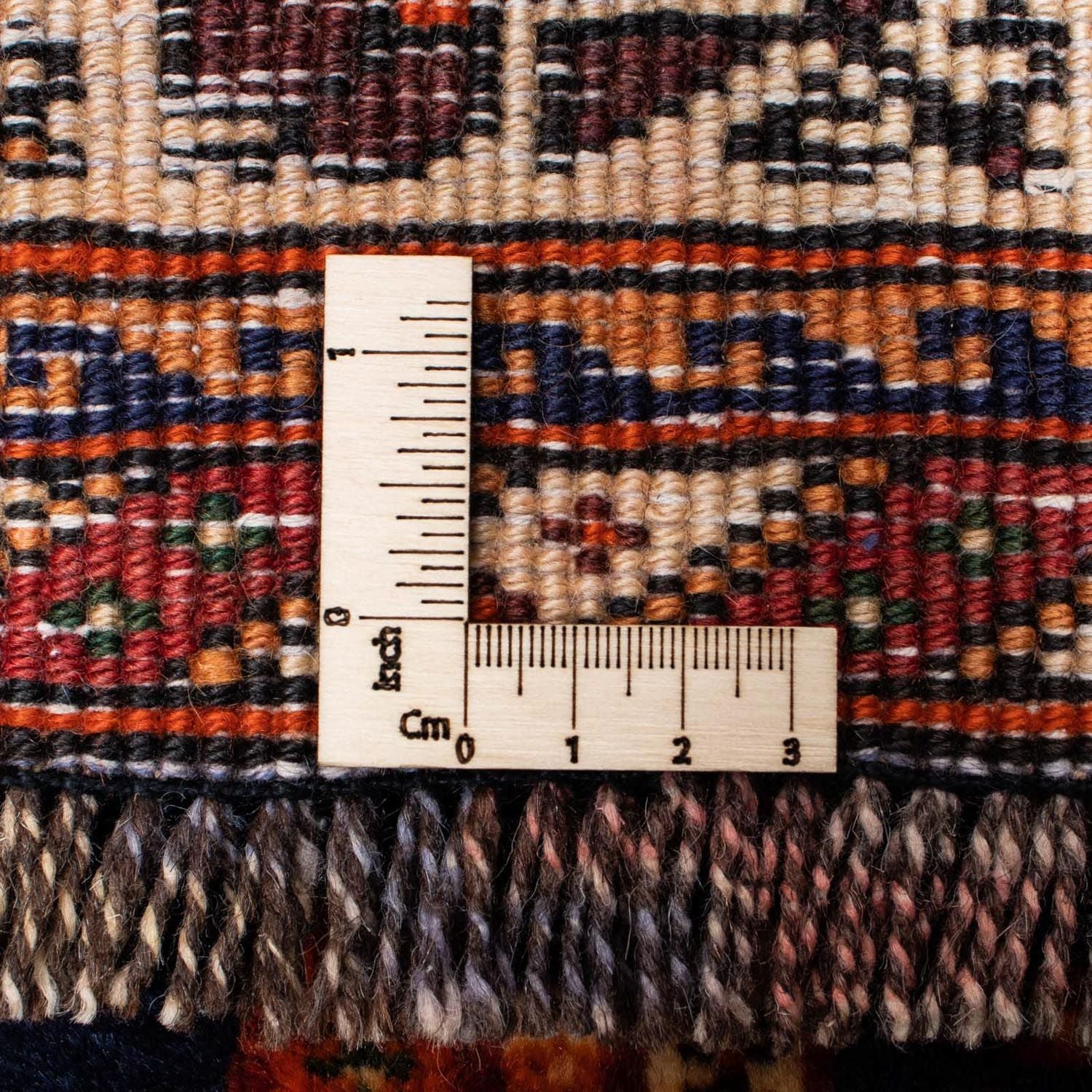 Tapis de couloir Tapis persan - Nomadic - 382 x 103 cm - marron