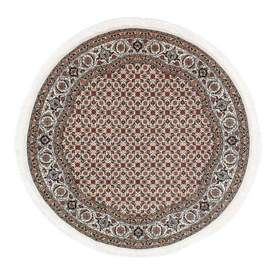 Tapis persan - Tabriz - Royal ronde  - 151 x 151 cm - beige