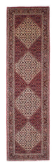 Tapis de couloir Tapis persan - Bidjar - 314 x 88 cm - rouge