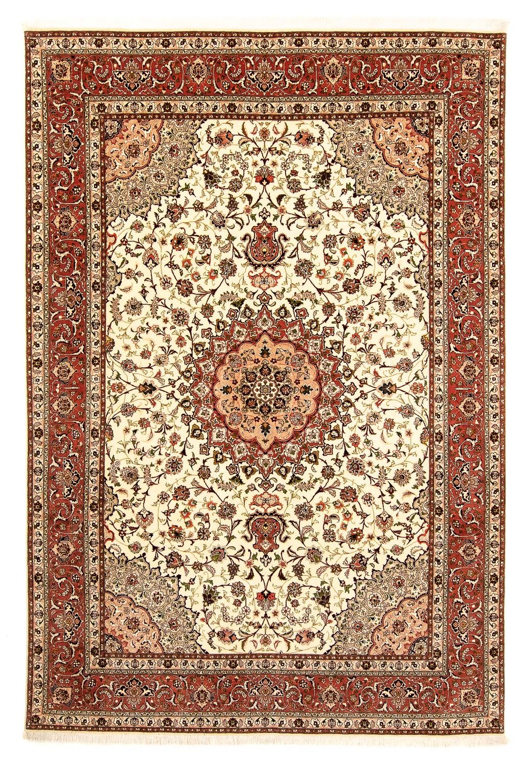 Tapis persan - Tabriz - Royal - 359 x 248 cm - beige