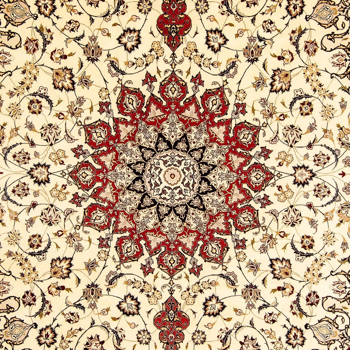 Tapis persan - Tabriz - Royal - 348 x 254 cm - beige