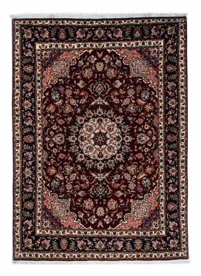 Tapis persan - Tabriz - Royal - 214 x 153 cm - rouge foncé