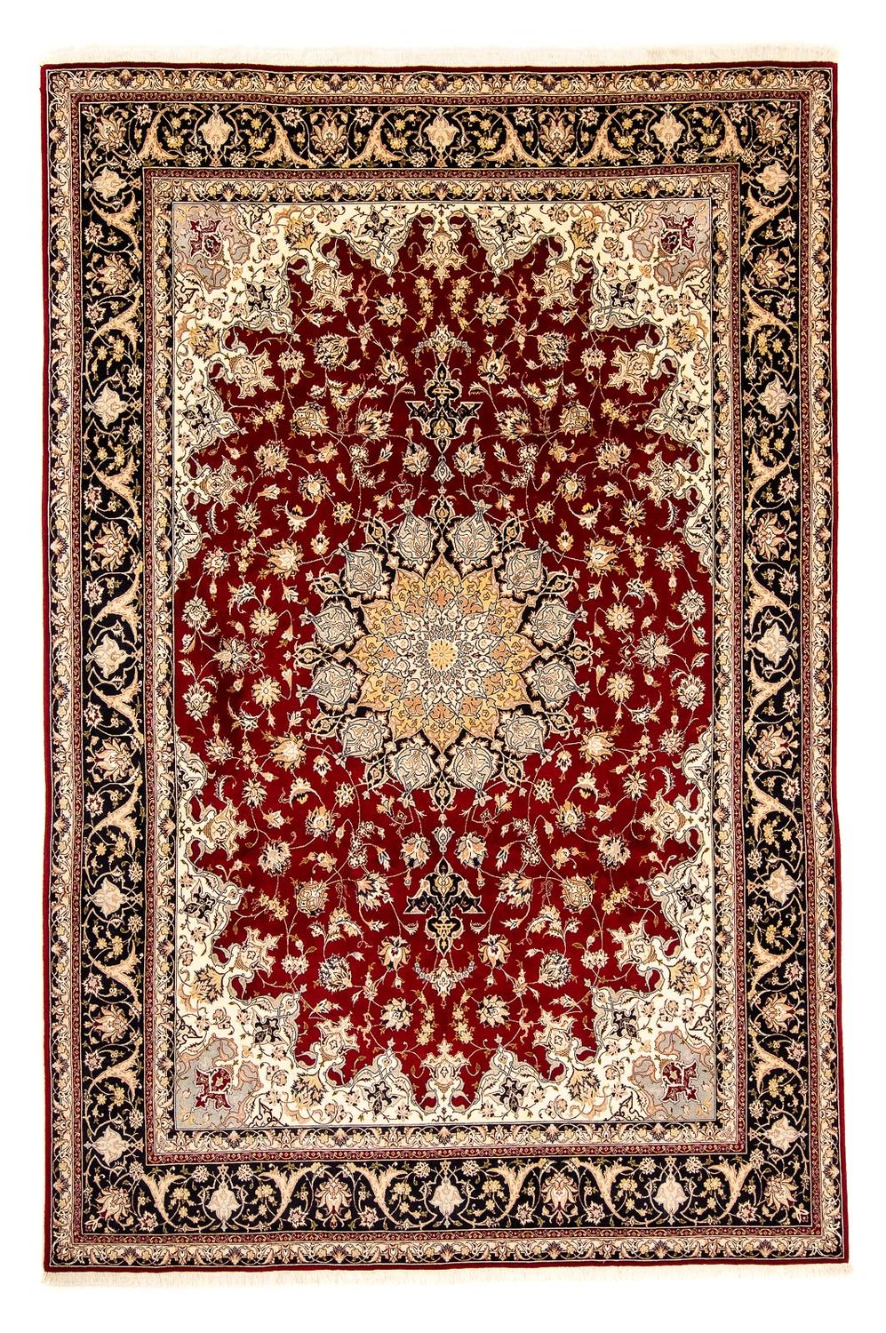 Tapis persan - Tabriz - Royal - 352 x 249 cm - rouge foncé