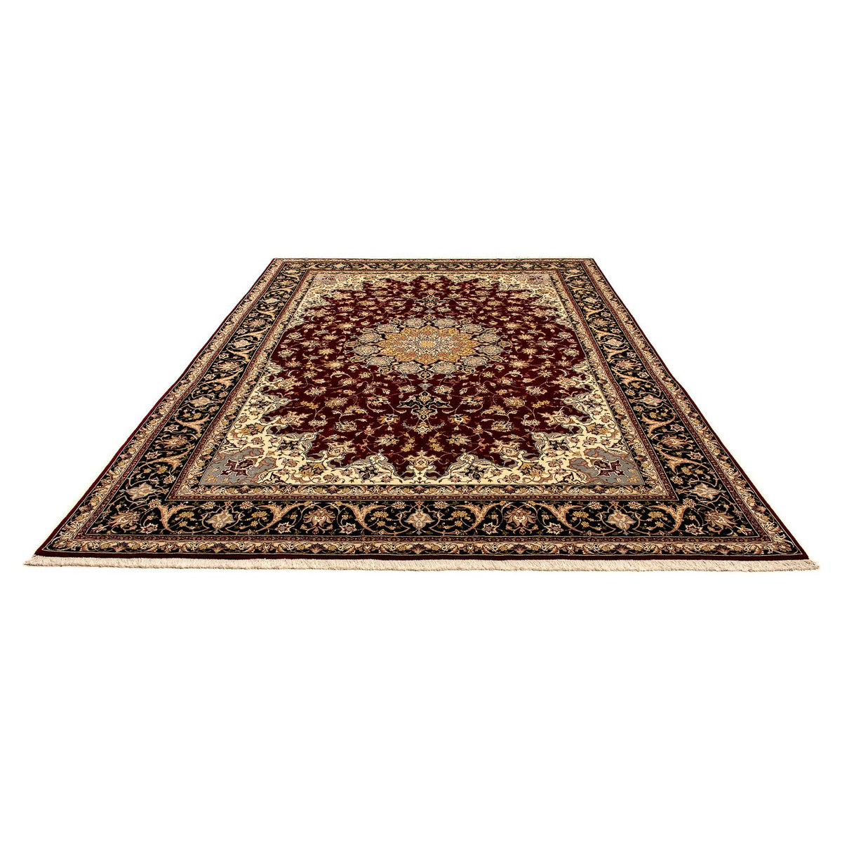 Tapis persan - Tabriz - Royal - 352 x 249 cm - rouge foncé