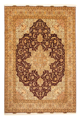 Tapis persan - Tabriz - Royal - 346 x 245 cm - marron clair