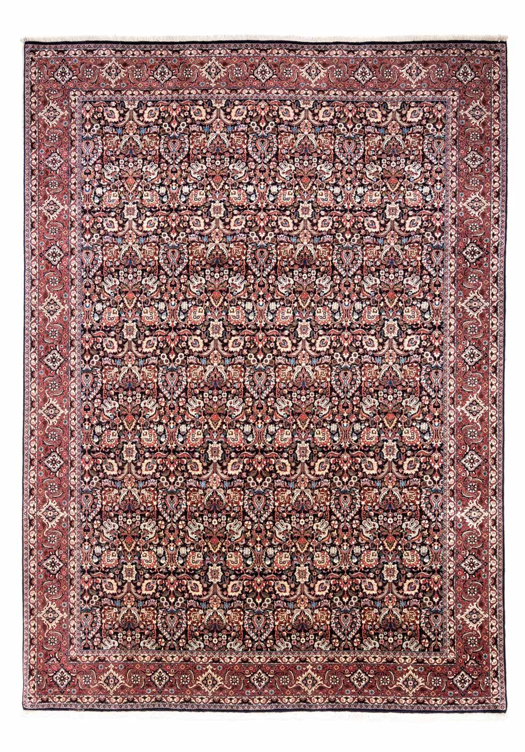 Tapis persan - Bidjar - 348 x 258 cm - bleu foncé