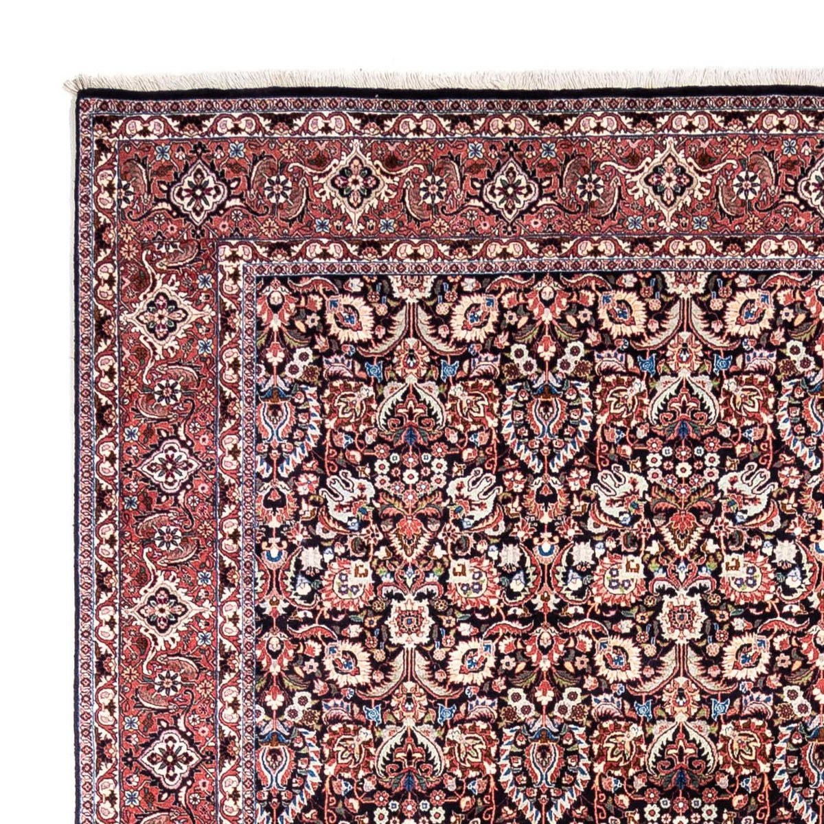 Tapis persan - Bidjar - 348 x 258 cm - bleu foncé