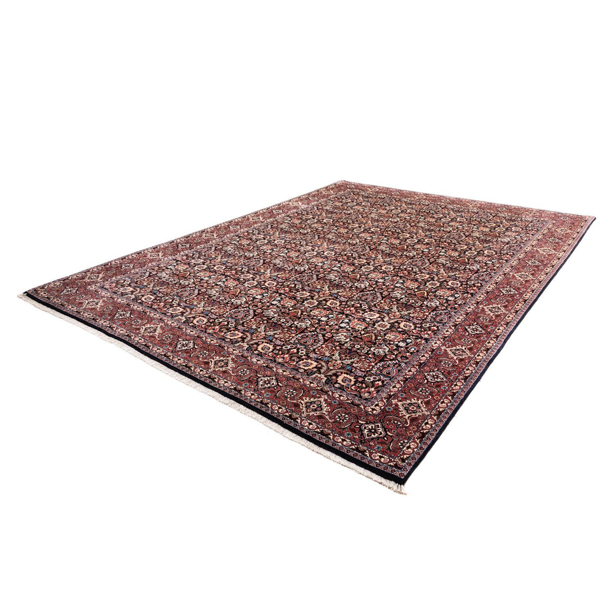 Tapis persan - Bidjar - 348 x 258 cm - bleu foncé