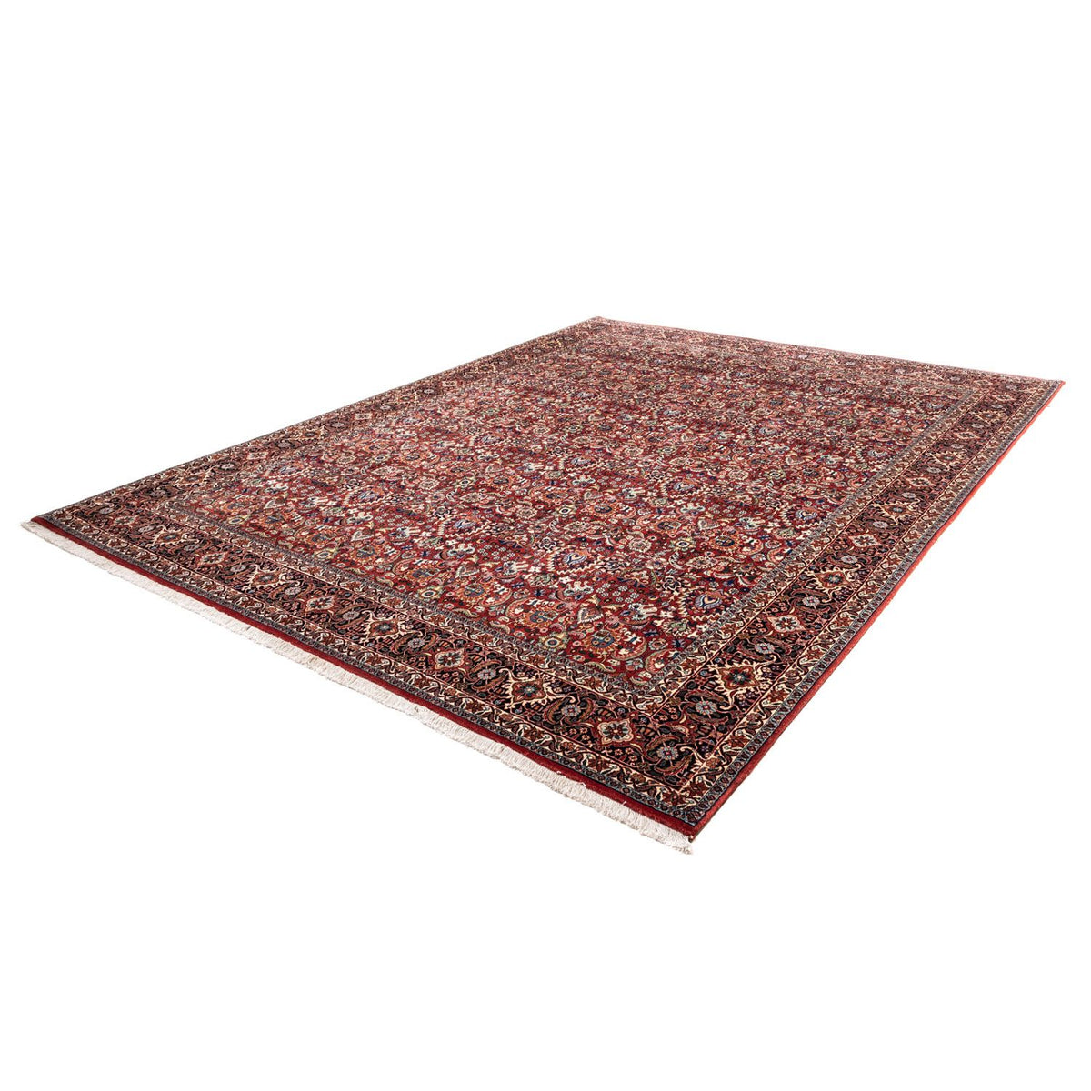 Tapis persan - Bidjar - 343 x 255 cm - rouge
