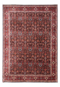 Tapis persan - Bidjar - 342 x 256 cm - bleu foncé