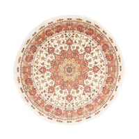 Tapis persan - Tabriz - Royal ronde  - 207 x 207 cm - beige