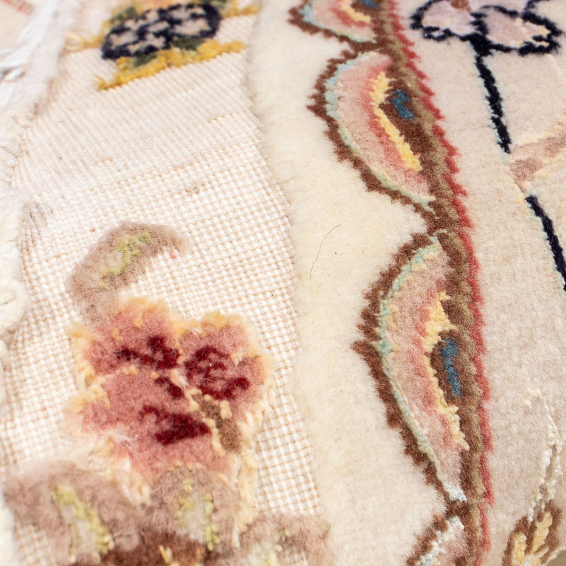 Tapis persan - Tabriz - Royal ronde  - 207 x 207 cm - beige