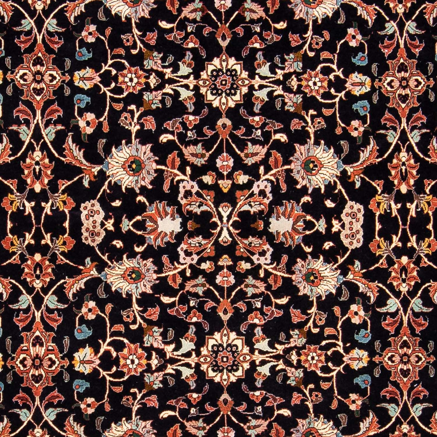 Tapis persan - Bidjar - 225 x 166 cm - bleu foncé