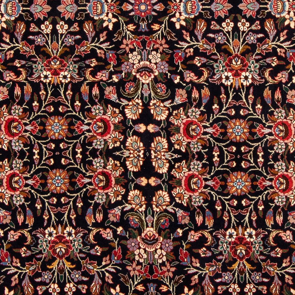 Tapis persan - Bidjar - 266 x 150 cm - bleu foncé