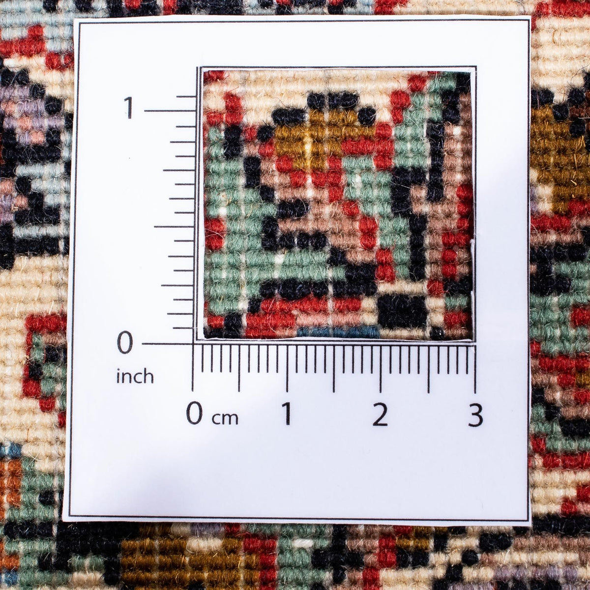 Tapis persan - Bidjar - 266 x 150 cm - bleu foncé