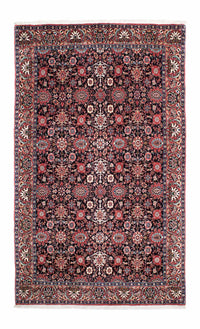 Tapis persan - Bidjar - 219 x 130 cm - bleu foncé