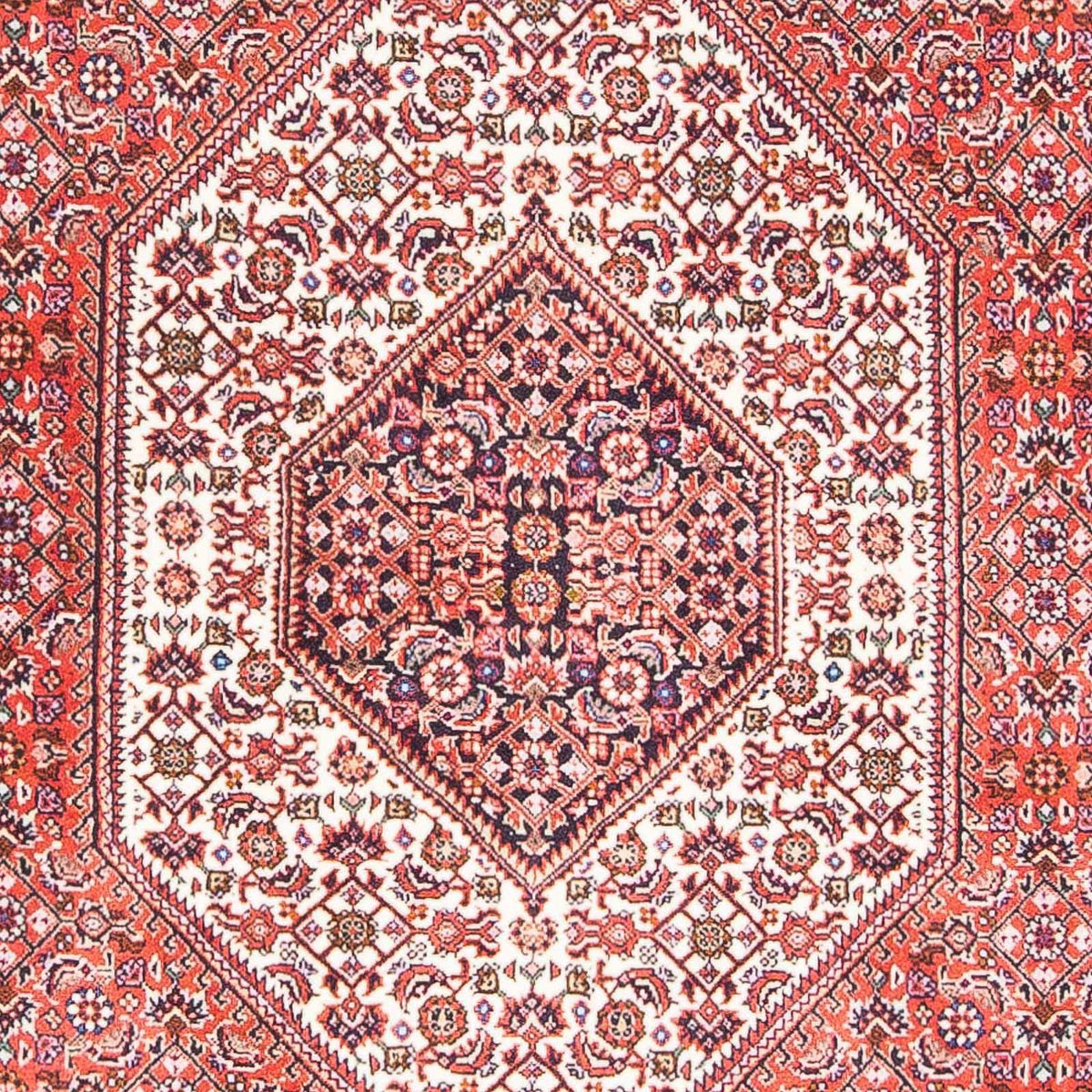 Tapis persan - Bidjar - 175 x 110 cm - rouge clair
