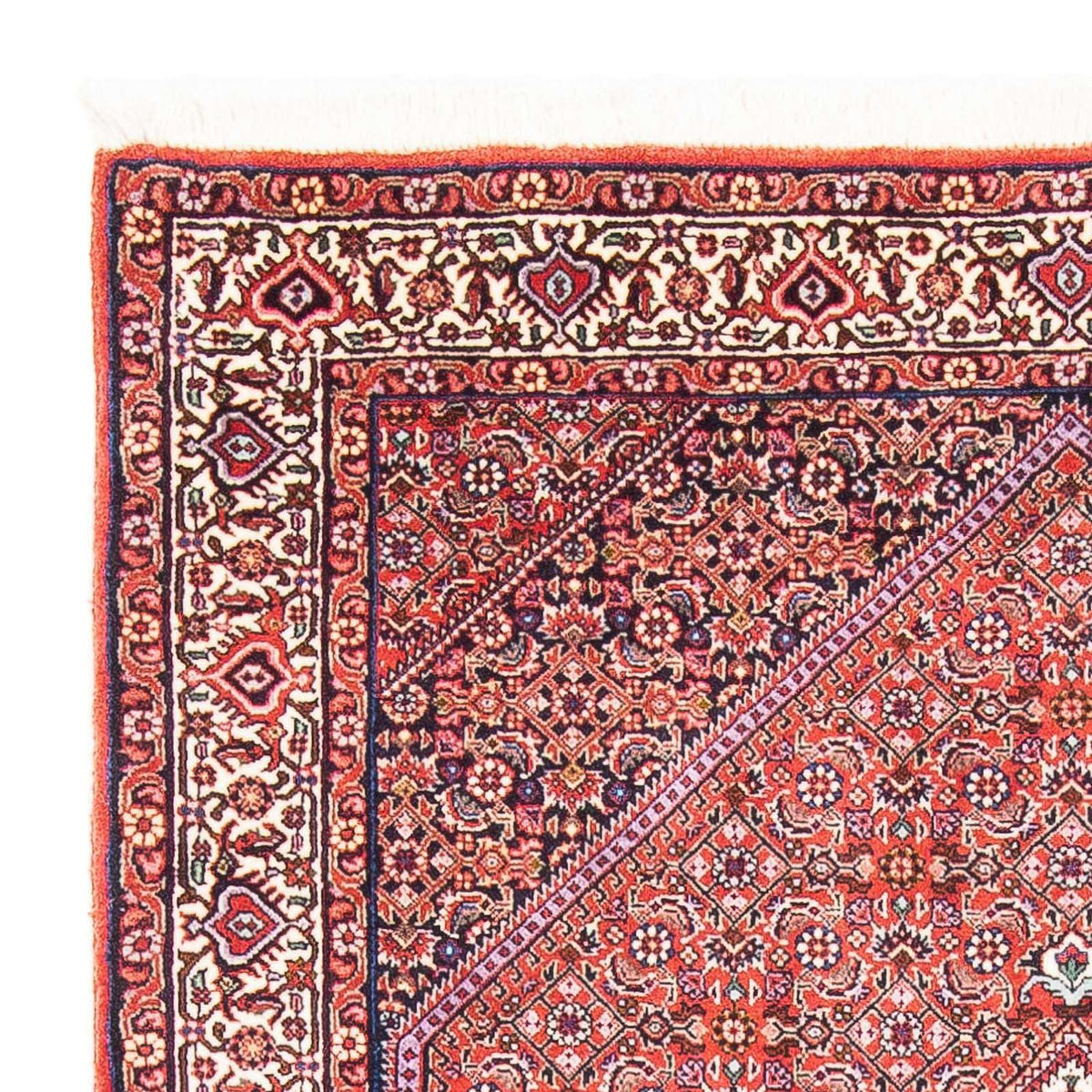 Tapis persan - Bidjar - 175 x 110 cm - rouge clair