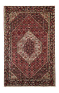 Tapis persan - Bidjar - 305 x 203 cm - rouge foncé