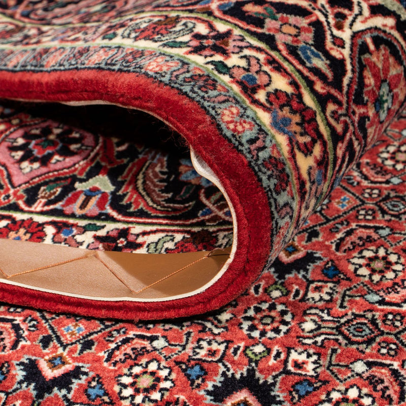 Tapis persan - Bidjar - 305 x 203 cm - rouge foncé