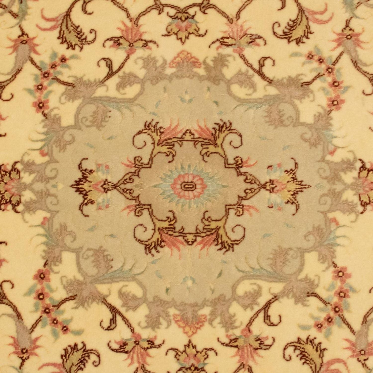 Tapis persan - Tabriz - Royal - 149 x 99 cm - beige