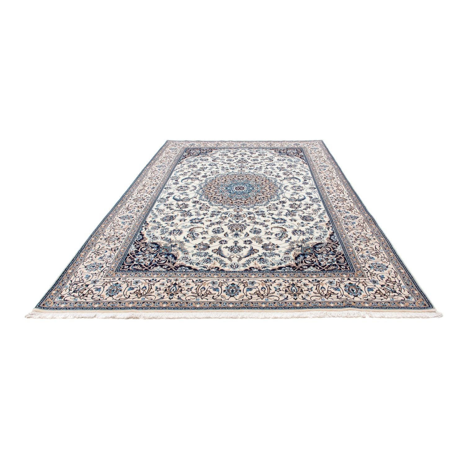Tapis persan - Nain - Royal - 303 x 206 cm - beige