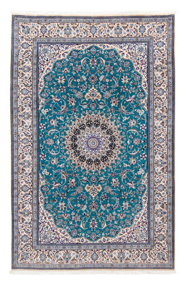Tapis persan - Nain - Premium - 305 x 201 cm - bleu de mer