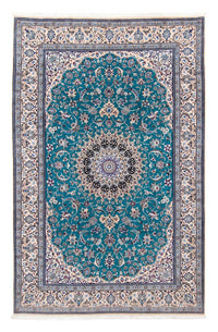 Tapis persan - Nain - Premium - 305 x 201 cm - bleu de mer