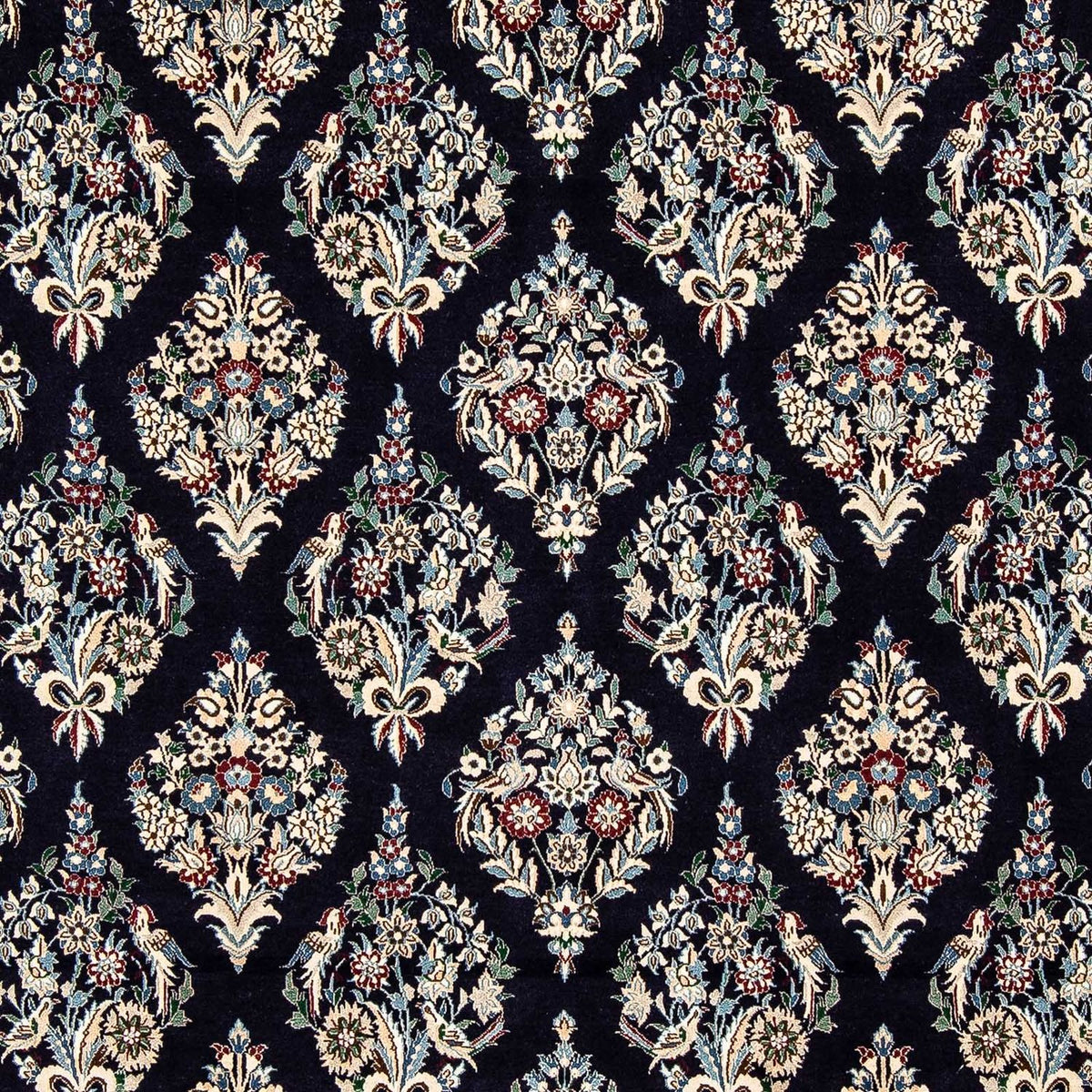 Tapis persan - Nain - Premium - 300 x 207 cm - bleu foncé