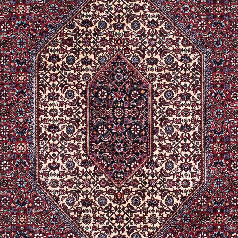 Tapis persan - Bidjar - 203 x 130 cm - rouge clair