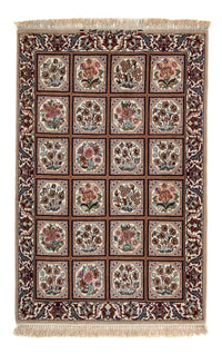 Tapis persan - Isfahan - Premium - 103 x 70 cm - marron clair