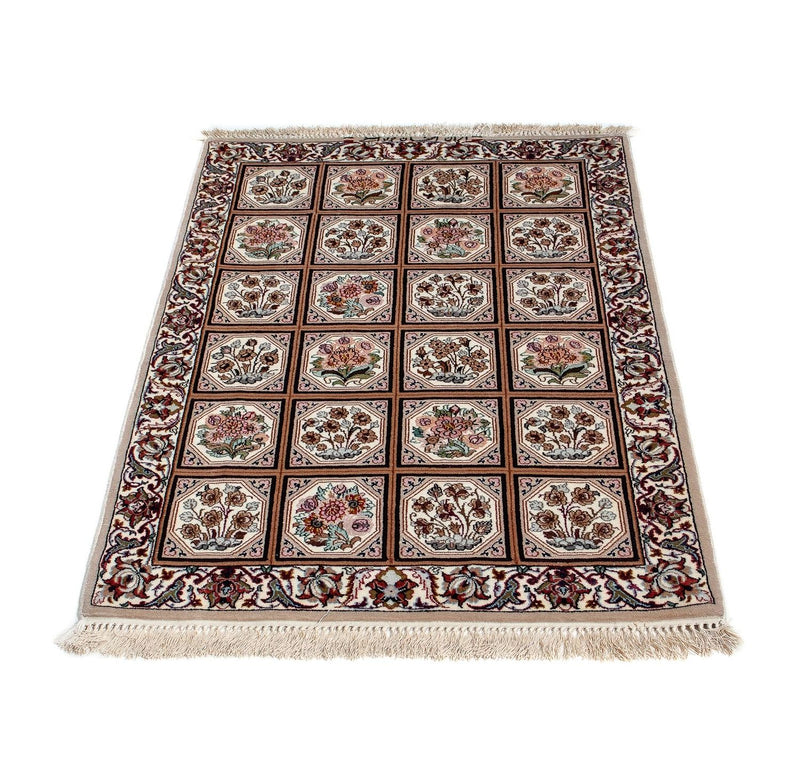 Tapis persan - Isfahan - Premium - 103 x 70 cm - marron clair