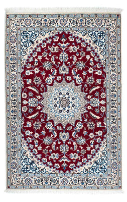 Tapis persan - Nain - Royal - 175 x 112 cm - rouge foncé