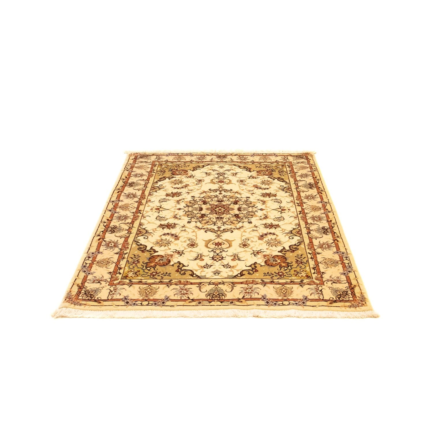 Tapis persan - Tabriz - Royal - 141 x 103 cm - beige