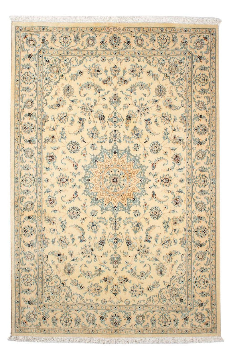 Tapis persan - Nain - Royal - 198 x 137 cm - beige